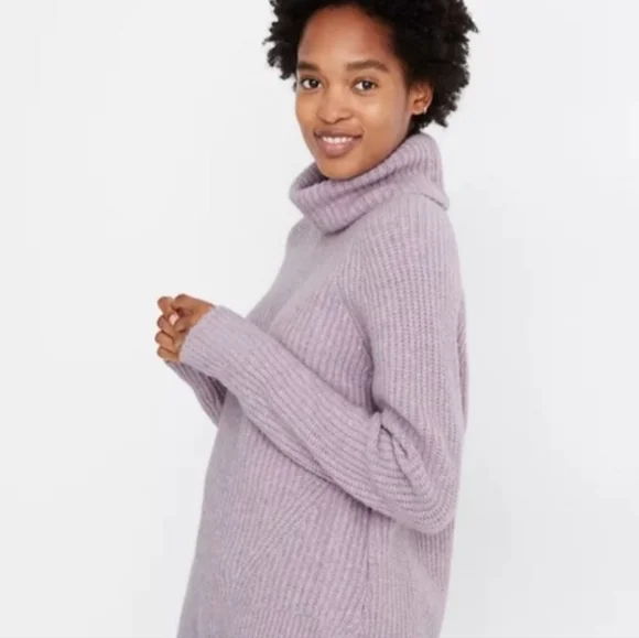 Madewell Lavender Turtleneck Sweater Size - M - Picture 3 of 7